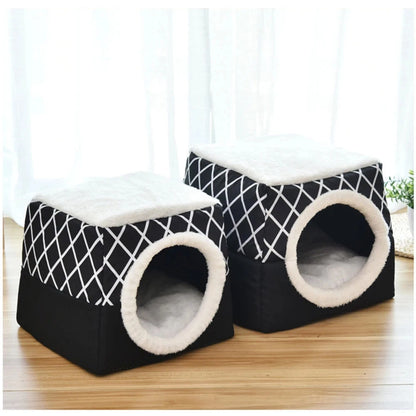 Pet Dog and Cat Bed Villa - Dual Use Space Capsule