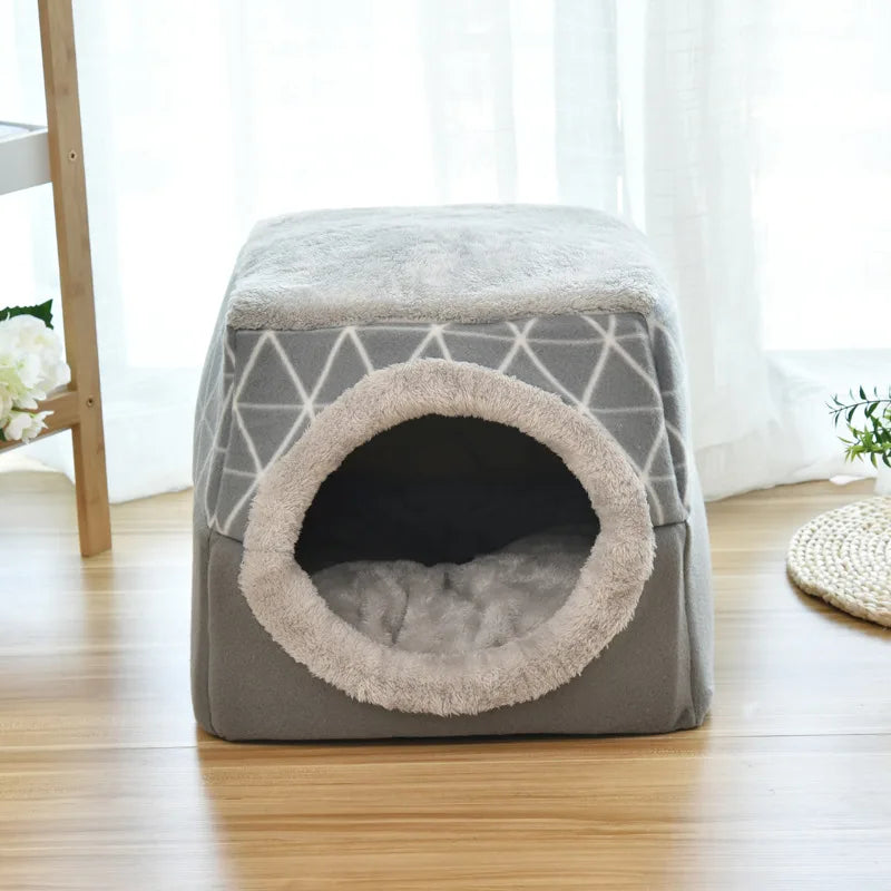 Pet Dog and Cat Bed Villa - Dual Use Space Capsule