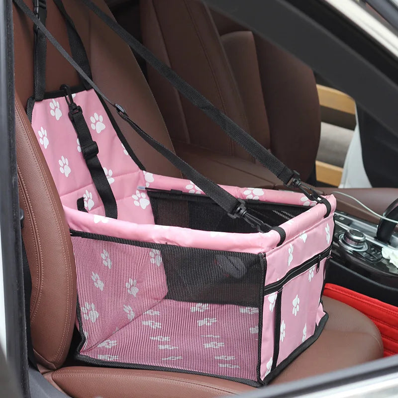 Pet Car Hammock Seat Foldable & Secure