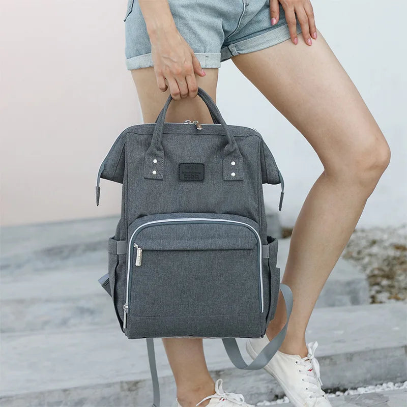 Baby Diaper Bag with USB & Sleeping Crib