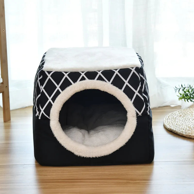 Pet Dog and Cat Bed Villa - Dual Use Space Capsule