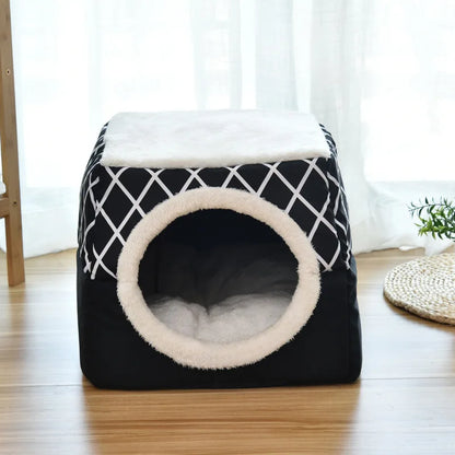 Pet Dog and Cat Bed Villa - Dual Use Space Capsule