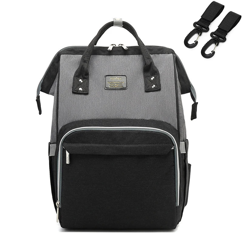 Baby Diaper Bag with USB & Sleeping Crib