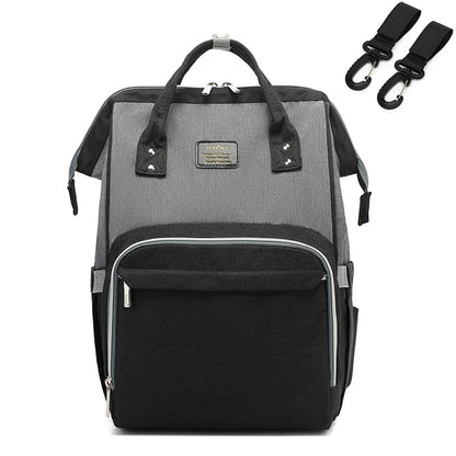 Baby Diaper Bag with USB & Sleeping Crib