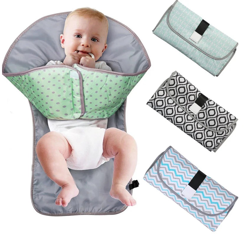 Portable Diaper Changing Pad Clutch