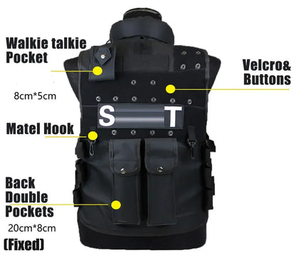 Tactical Vest for Adults - Unisex Outdoor Combat Gear