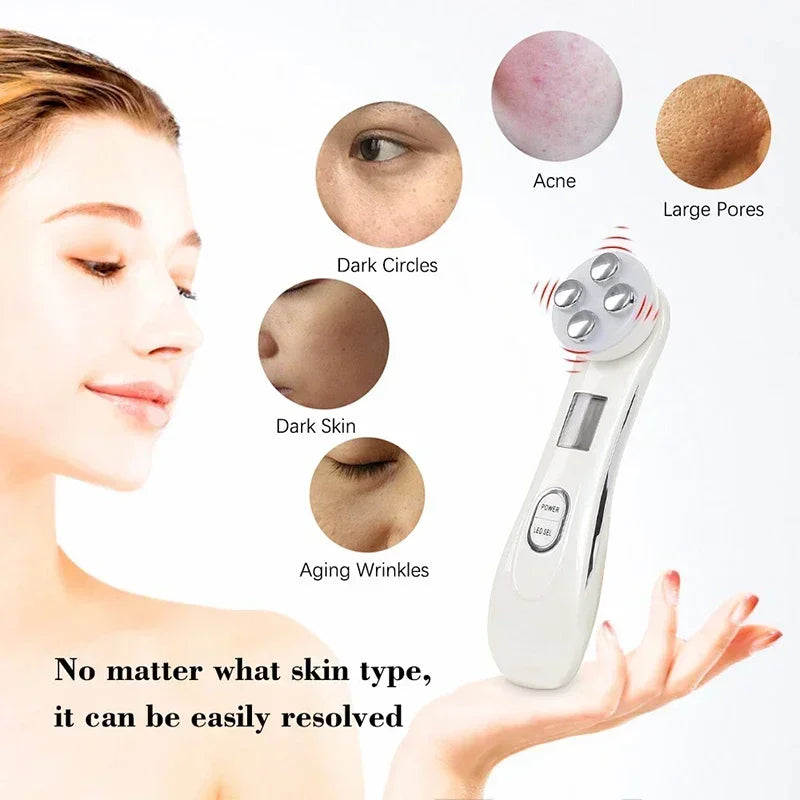 5-in-1 Face Massager Device