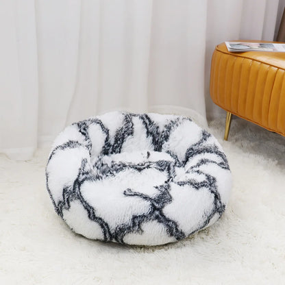 Calming Orthopedic Donut Bed for Dogs & Cats