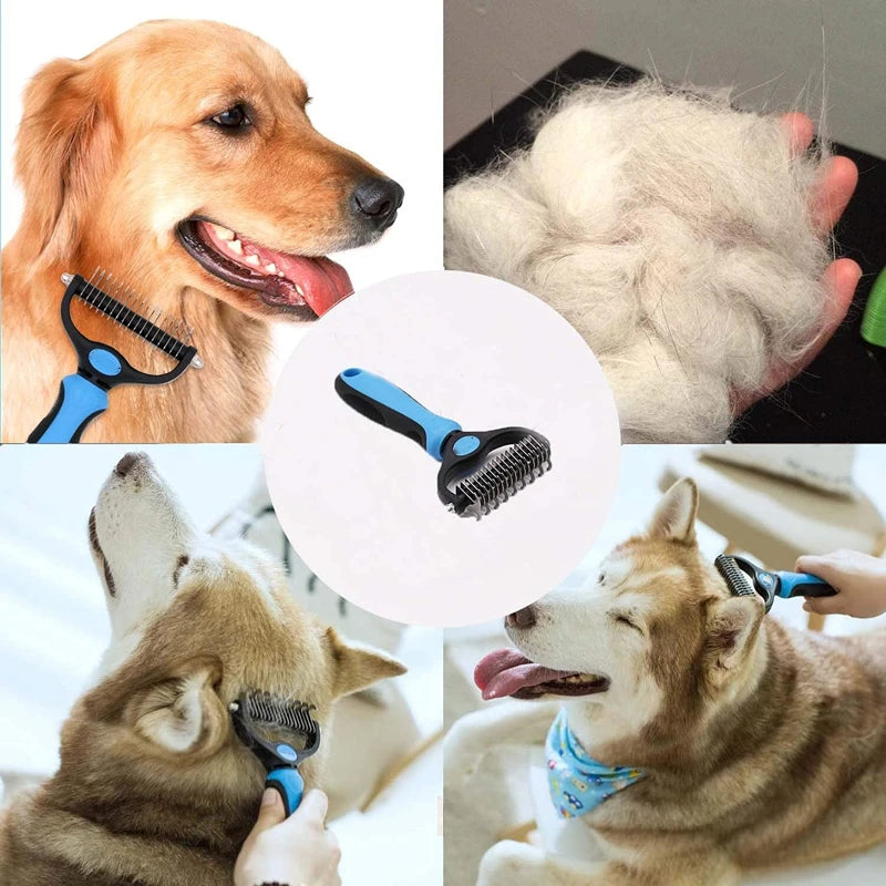 Pet Fur Knot Remover Comb – Dog Grooming Tool