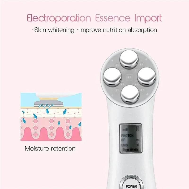 5-in-1 Face Massager Device