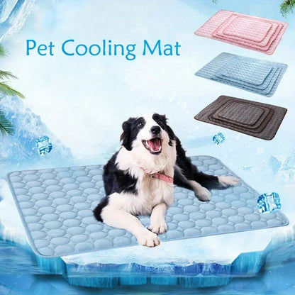 Self-Cooling Pet Cushion Mat for Dogs & Cats