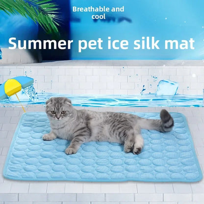 Self-Cooling Pet Cushion Mat for Dogs & Cats