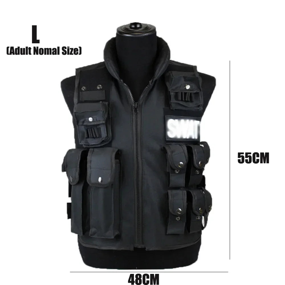Tactical Vest for Adults - Unisex Outdoor Combat Gear