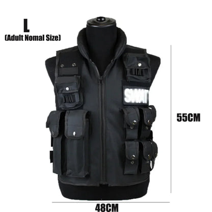 Tactical Vest for Adults - Unisex Outdoor Combat Gear