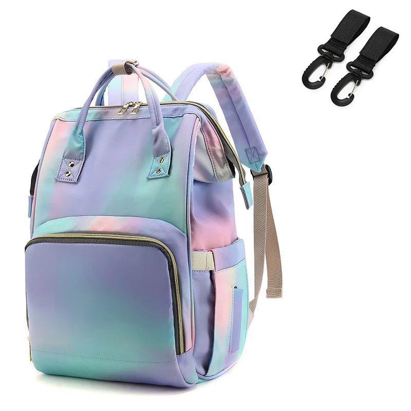 Baby Diaper Bag with USB & Sleeping Crib