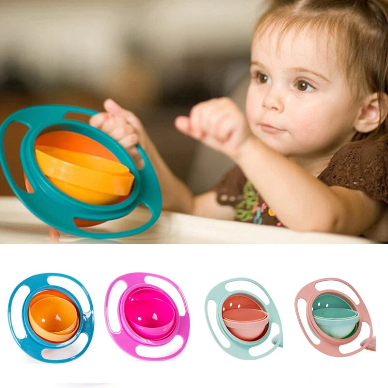 360° Spill-Proof Baby Gyro Bowl