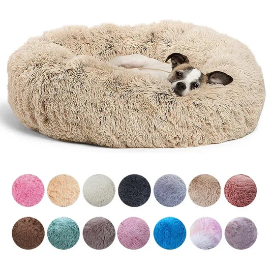 Calming Orthopedic Donut Bed for Dogs & Cats