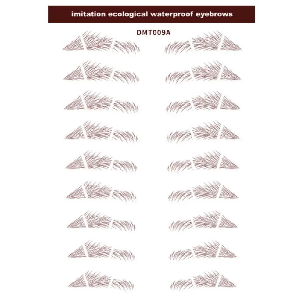 4D Waterproof Eyebrow Tattoo Stickers