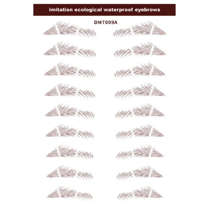 4D Waterproof Eyebrow Tattoo Stickers