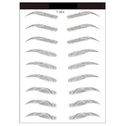 4D Waterproof Eyebrow Tattoo Stickers