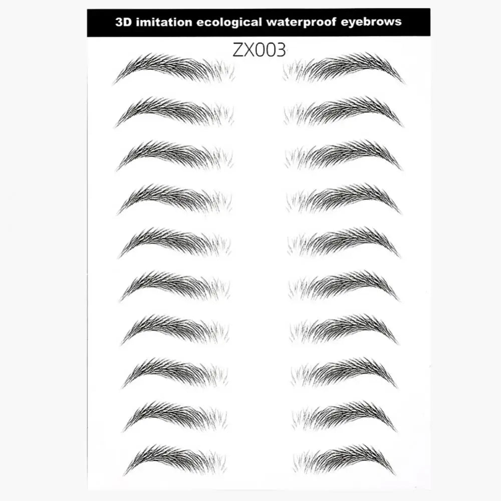 4D Waterproof Eyebrow Tattoo Stickers