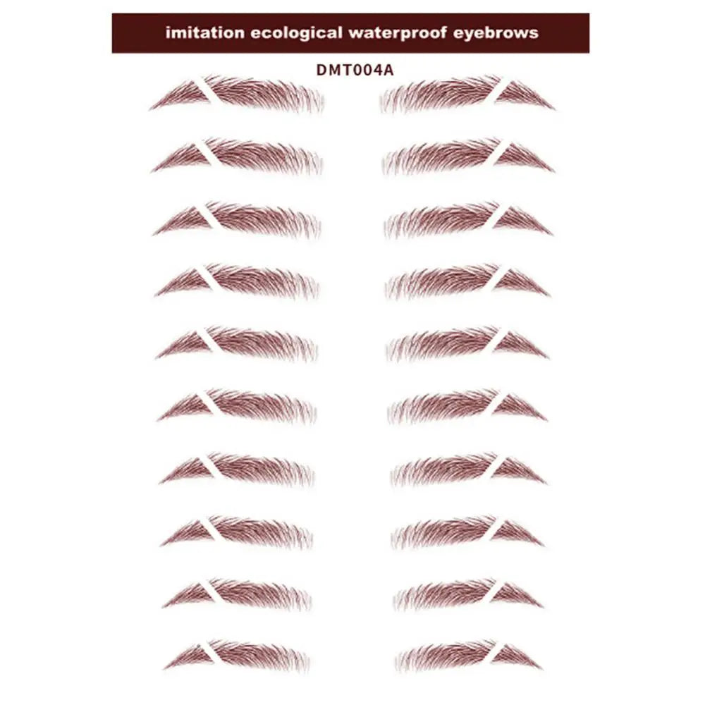 4D Waterproof Eyebrow Tattoo Stickers