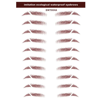4D Waterproof Eyebrow Tattoo Stickers