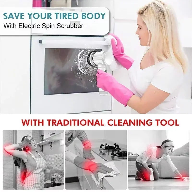 TurboClean Electric Scrubber