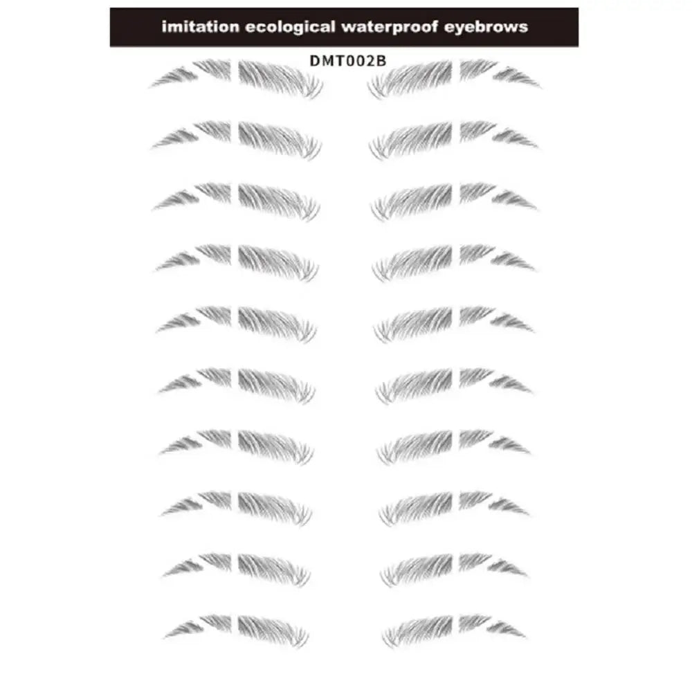4D Waterproof Eyebrow Tattoo Stickers
