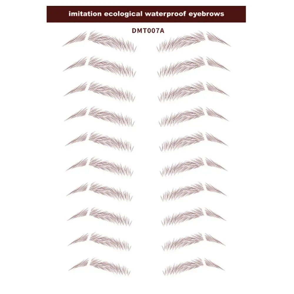 4D Waterproof Eyebrow Tattoo Stickers