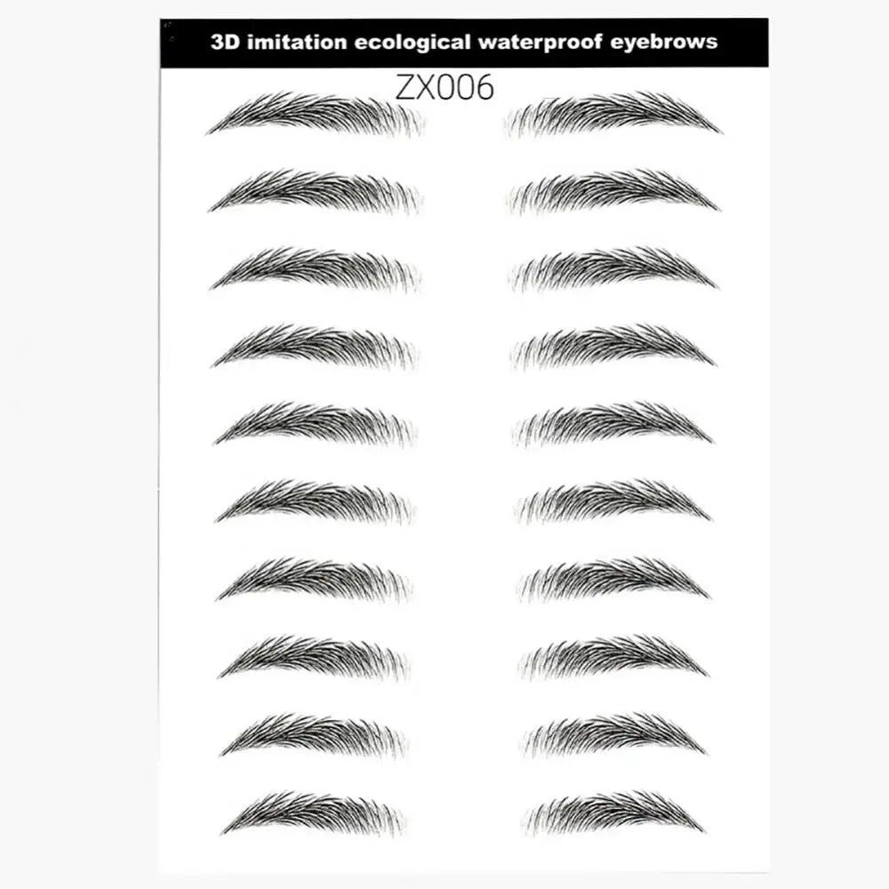 4D Waterproof Eyebrow Tattoo Stickers