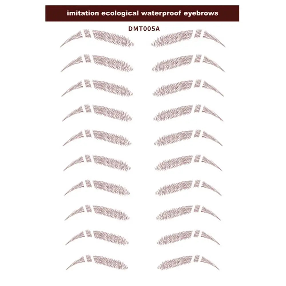 4D Waterproof Eyebrow Tattoo Stickers