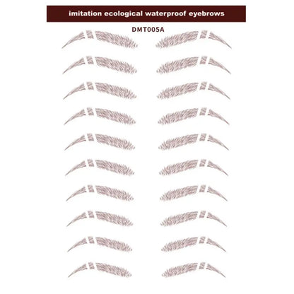 4D Waterproof Eyebrow Tattoo Stickers