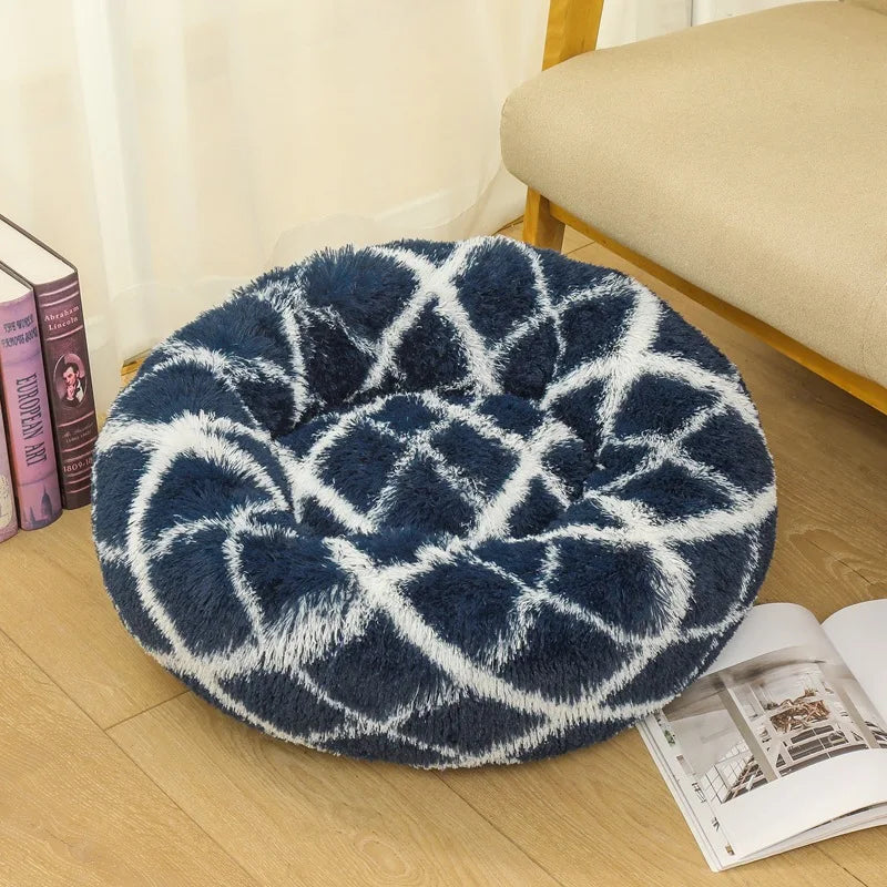 Calming Orthopedic Donut Bed for Dogs & Cats