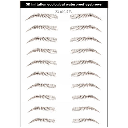 4D Waterproof Eyebrow Tattoo Stickers