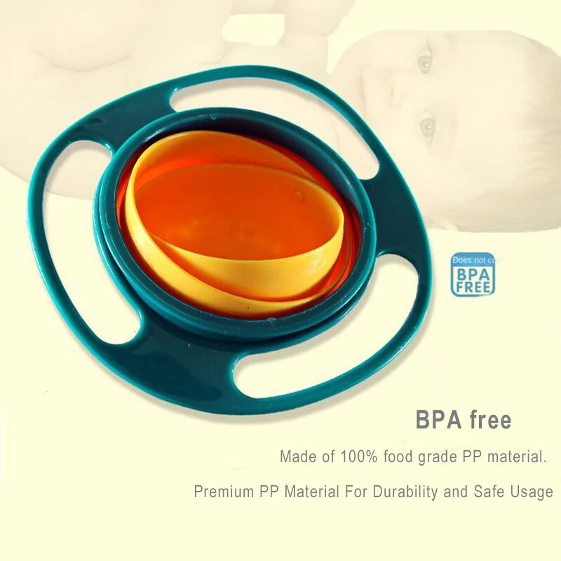 360° Spill-Proof Baby Gyro Bowl