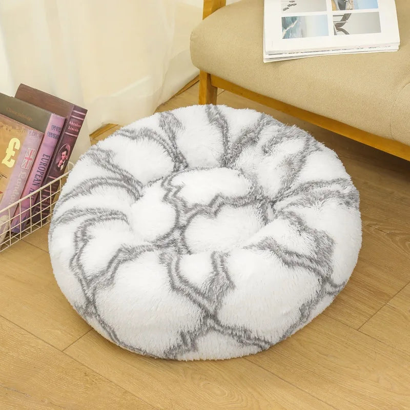 Calming Orthopedic Donut Bed for Dogs & Cats