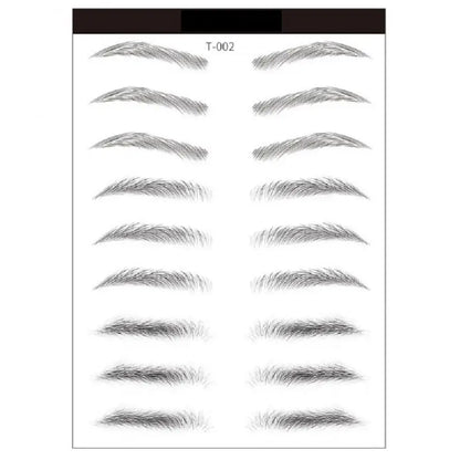 4D Waterproof Eyebrow Tattoo Stickers
