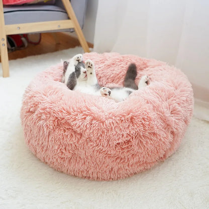 Calming Orthopedic Donut Bed for Dogs & Cats