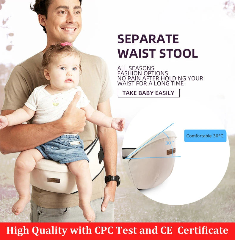 Baby Hip Seat Carrier – Comfortable Waist Belt