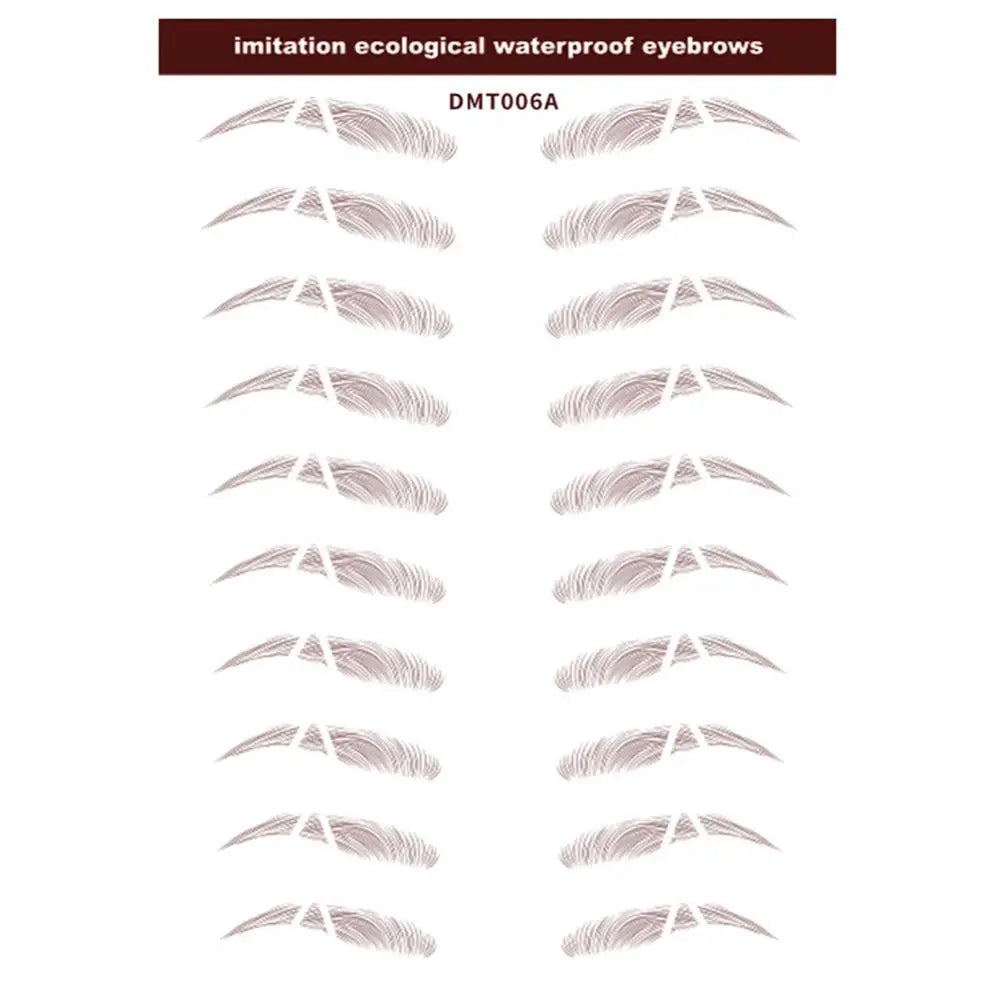 4D Waterproof Eyebrow Tattoo Stickers