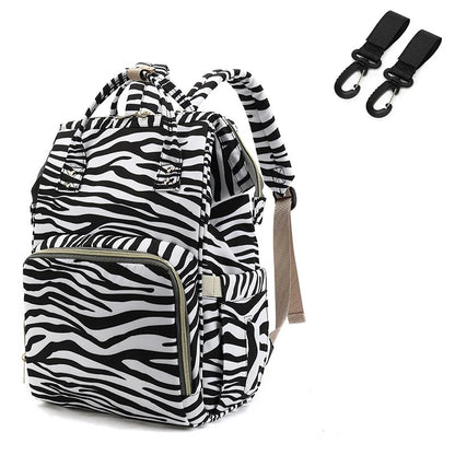 Baby Diaper Bag with USB & Sleeping Crib