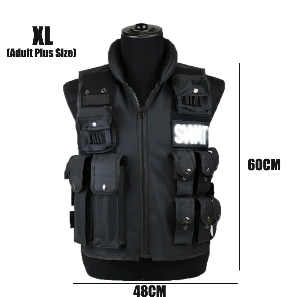 Tactical Vest for Adults - Unisex Outdoor Combat Gear