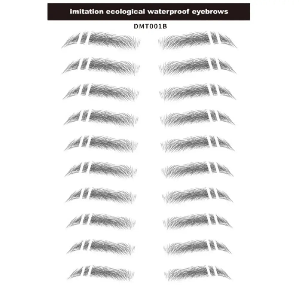4D Waterproof Eyebrow Tattoo Stickers