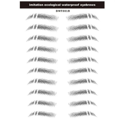4D Waterproof Eyebrow Tattoo Stickers