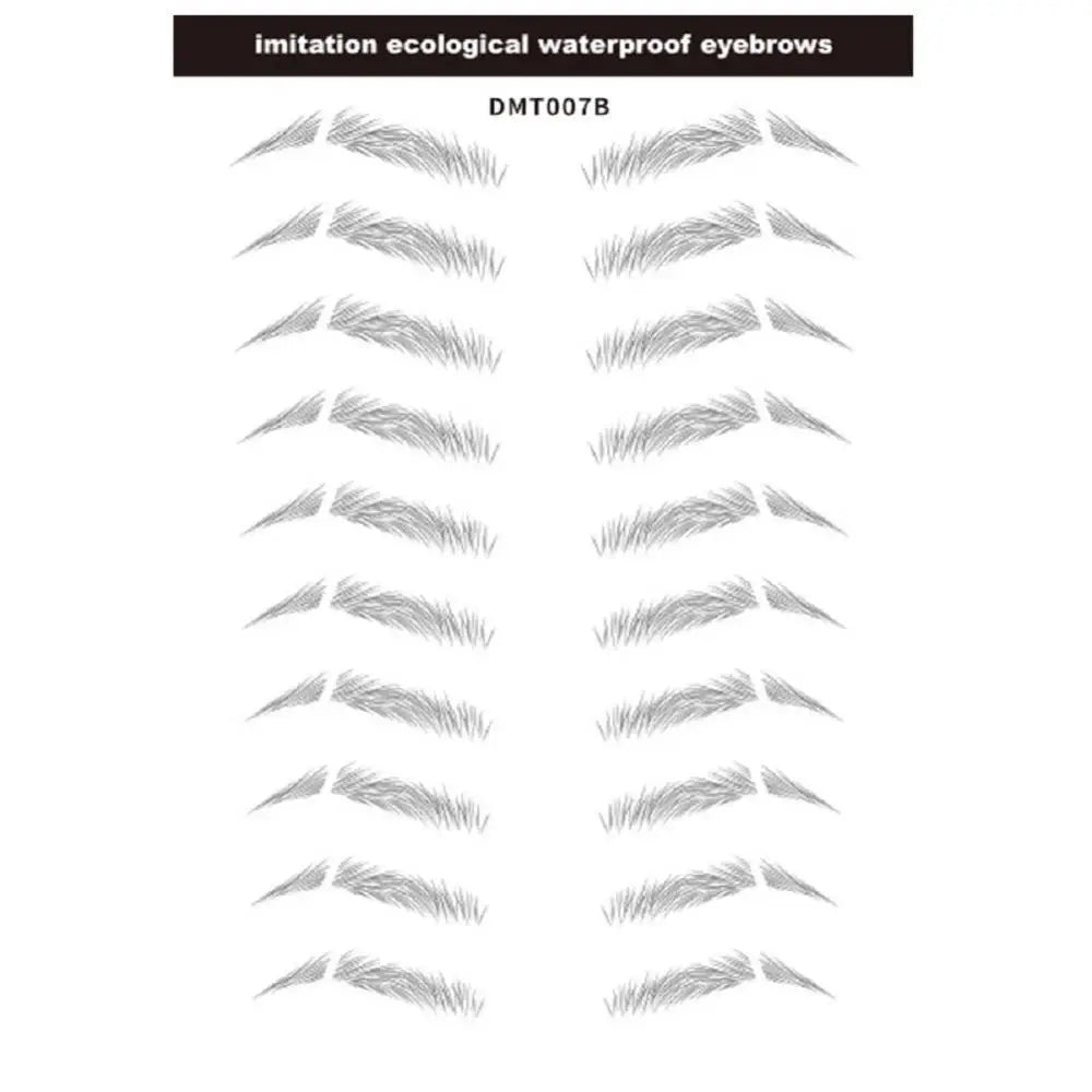 4D Waterproof Eyebrow Tattoo Stickers