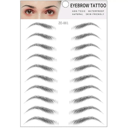 4D Waterproof Eyebrow Tattoo Stickers