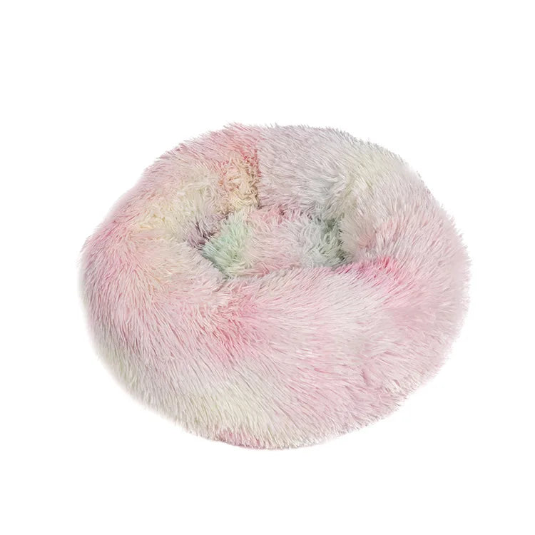 Calming Orthopedic Donut Bed for Dogs & Cats