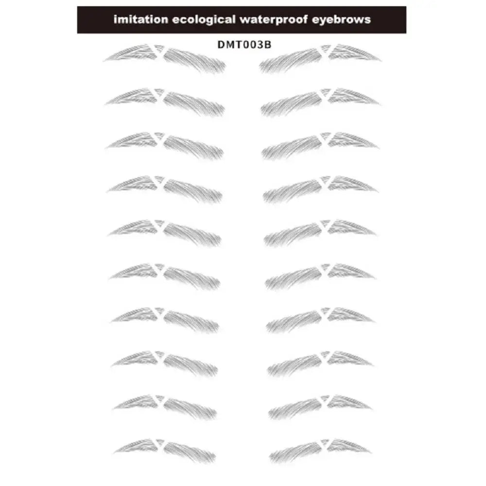 4D Waterproof Eyebrow Tattoo Stickers