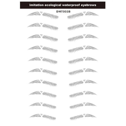 4D Waterproof Eyebrow Tattoo Stickers
